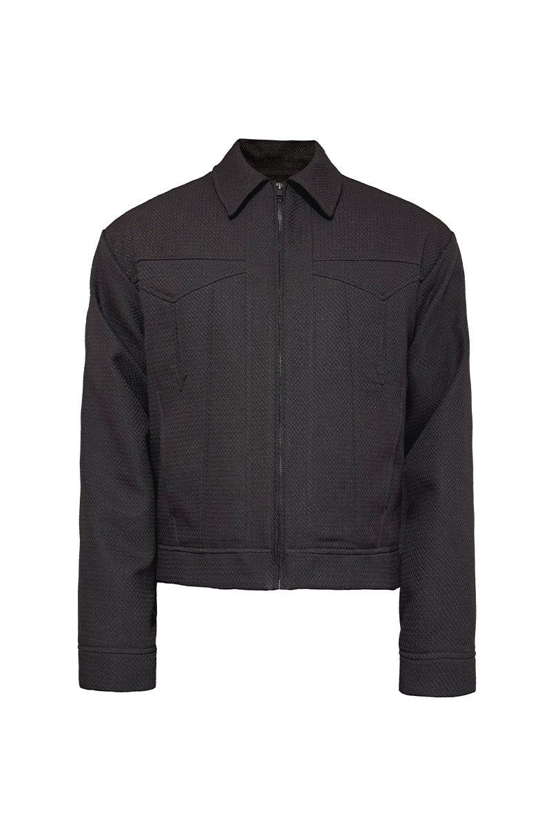 JCAESAR(ジュリウス・シーザー)の「Textured Jacquard Utility Jacket(Jackets/Outerwear)」