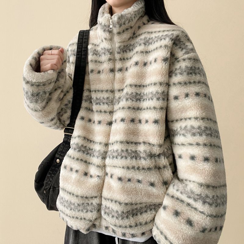 hijjoo（ハイチュー）の「Pattern Nordic Fleece Jumper（Jackets/Outerwear）」