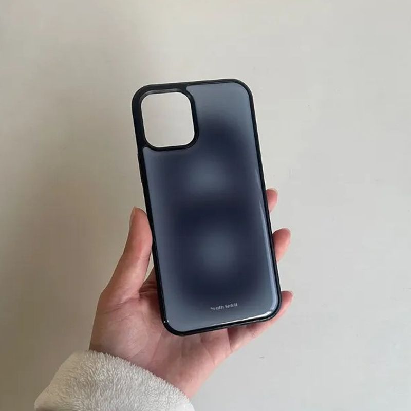 Fog Blue Gradient Epoxy Bumper Case