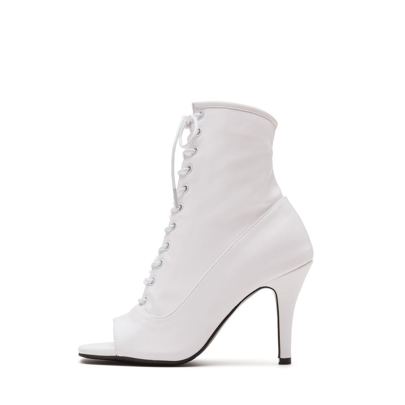 SSIMEEZ（シミズ）の「Lace-Up Open Toe Heel(White)（Shoes）」