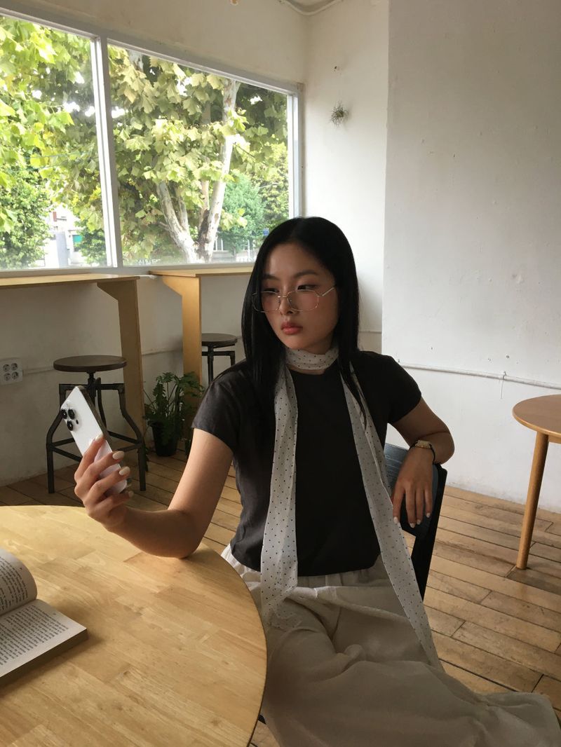 This dot scarf (3color)