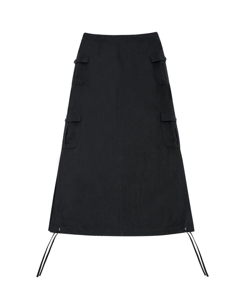 CORSET LONG CARGO LOW SK BLACK