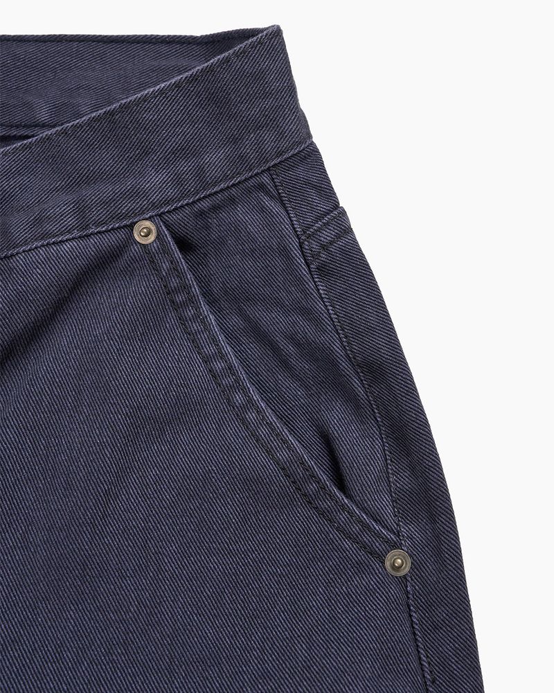 Max Wide Curved Twill Pants