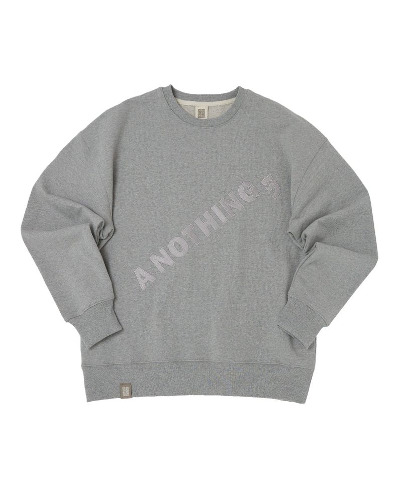 A NOTHING（アナッシング）の「DIAGONAL-EMBROIDERY MTM (Gray)（Tops）」
