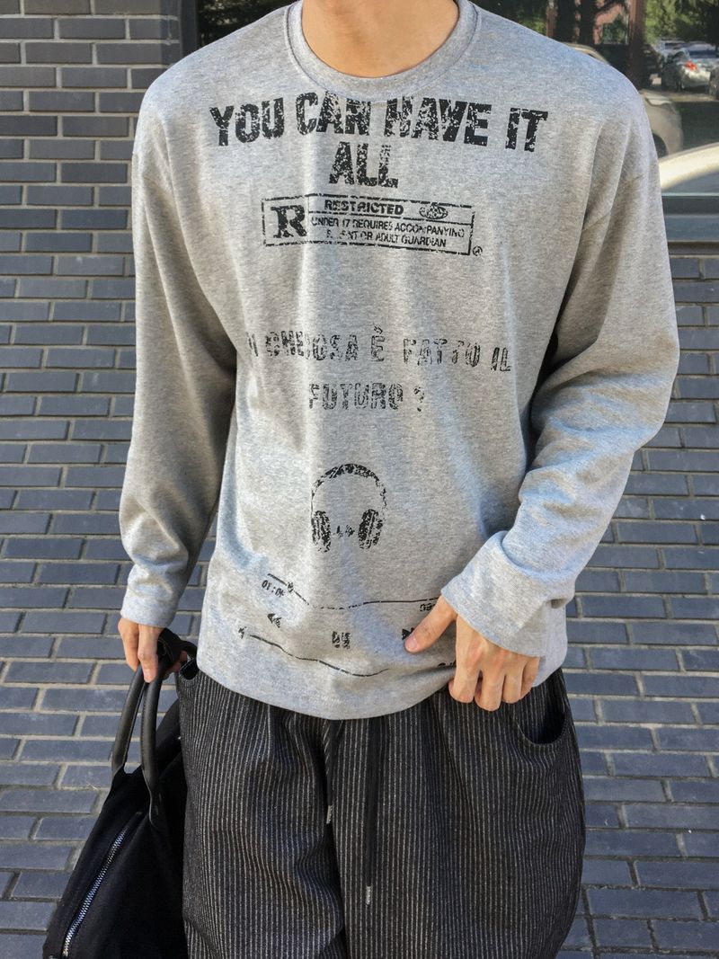 WHAT A LOOK（ワット ア ルック）の「Coldplay Lettering Long Sleeve（Tops）」