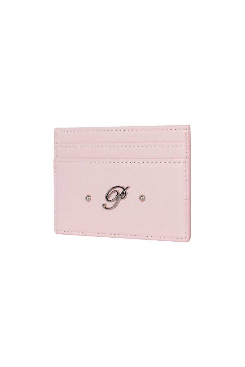 SIGNATURE CARD WALLET pink