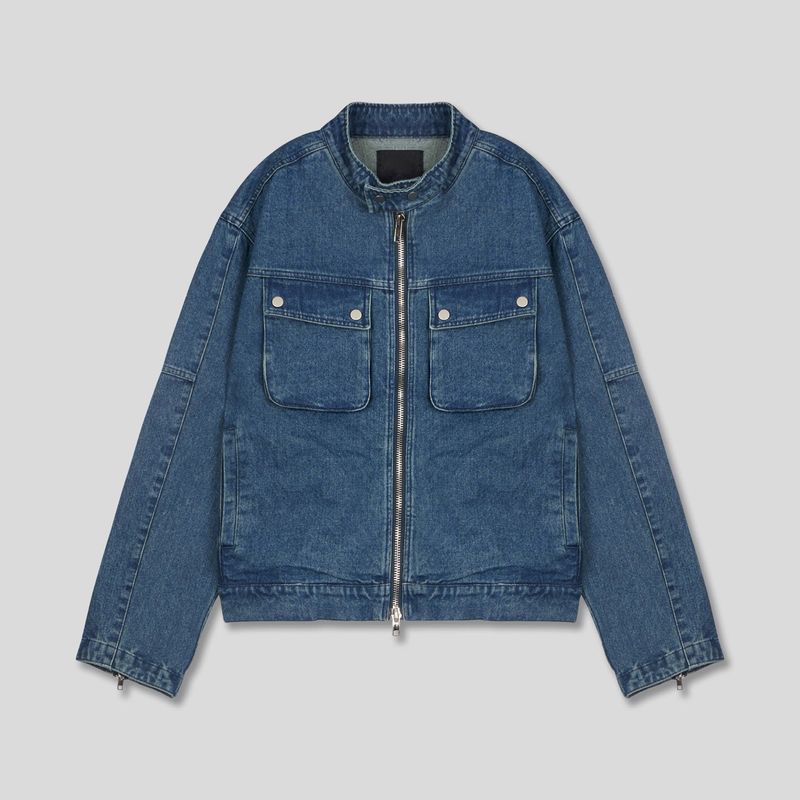 OA Cargo Biker Denim Jacket