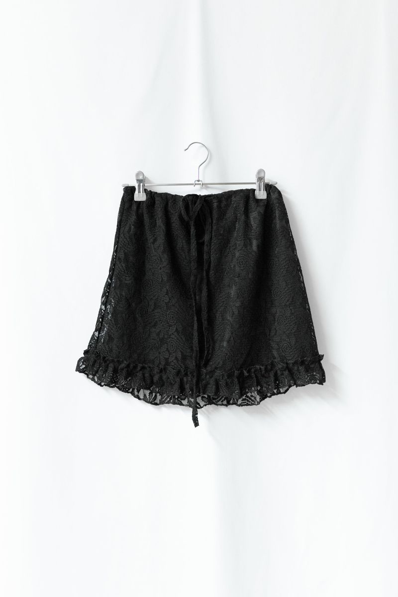 flower frill mini skirt(3colors)