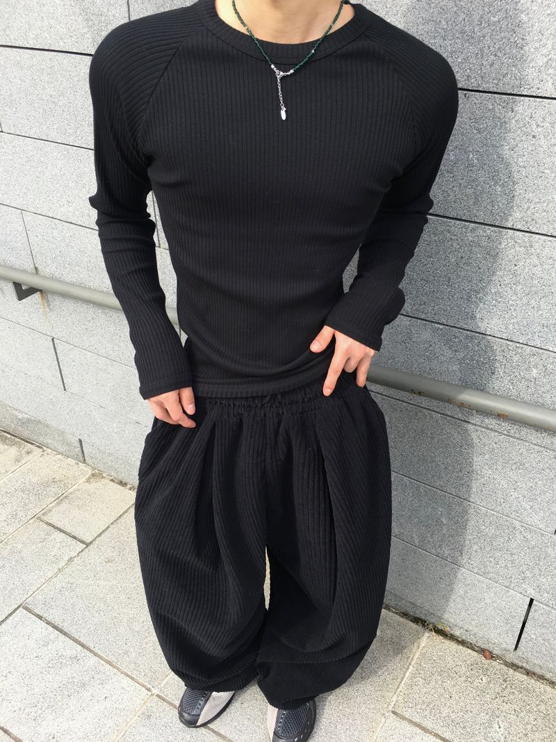 Hey Balloon Corduroy Pants 6C