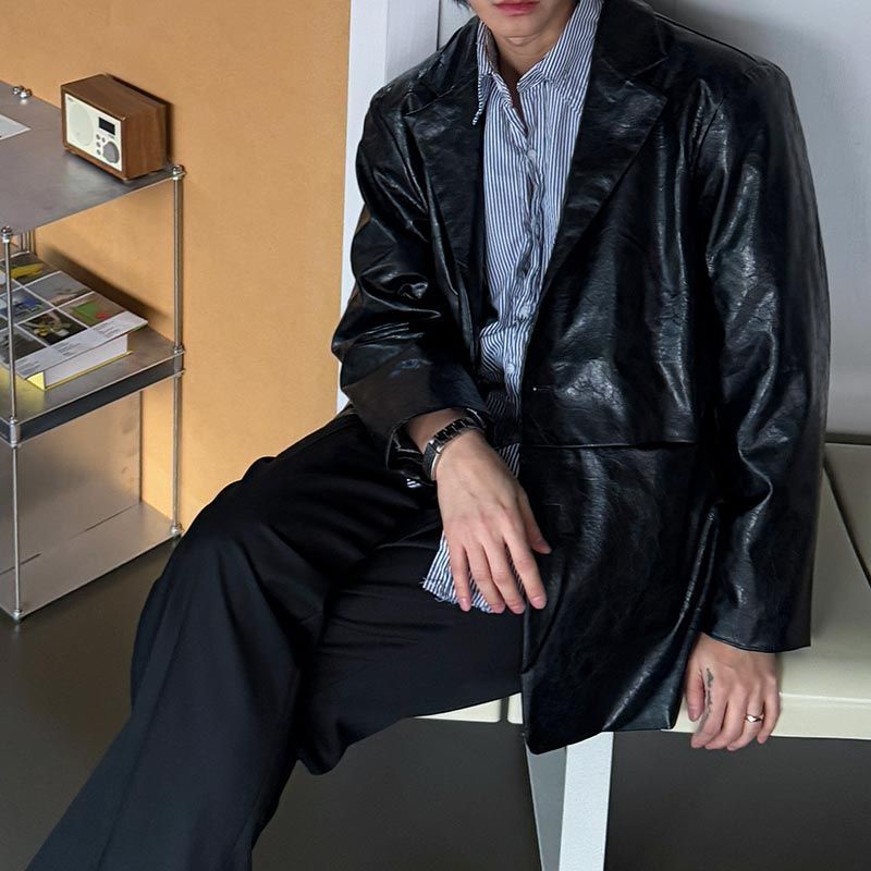 ASCLO Hunting Leather Blazer (2color)