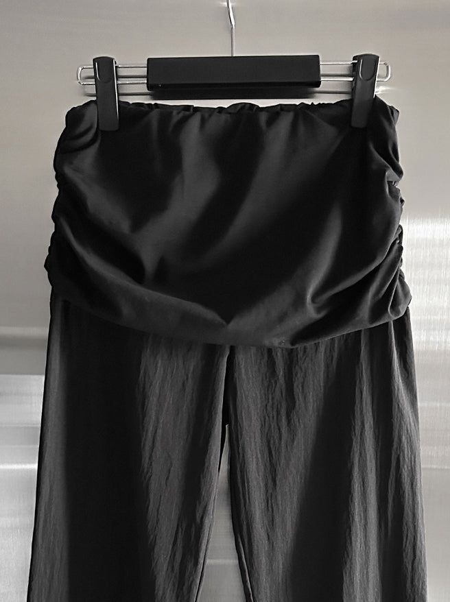 Aven Layered Shirred Skirt Pants