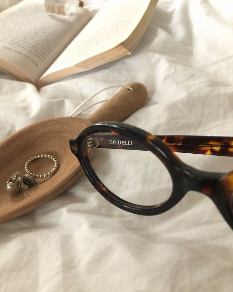 [ORIGINAL] Bay Round Acetate Frame Glasses