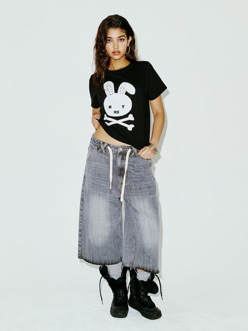 BUNNY TEE BLACK