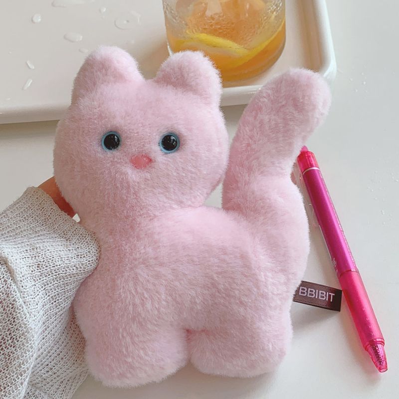 Kitty Fork Doll Keyring (pink)