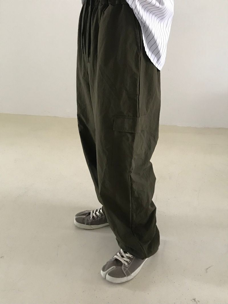 Elemental nylon pants
