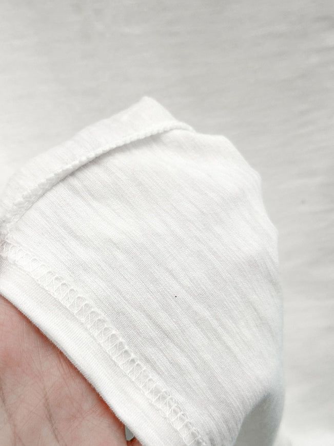 Open Button Slim Turtleneck