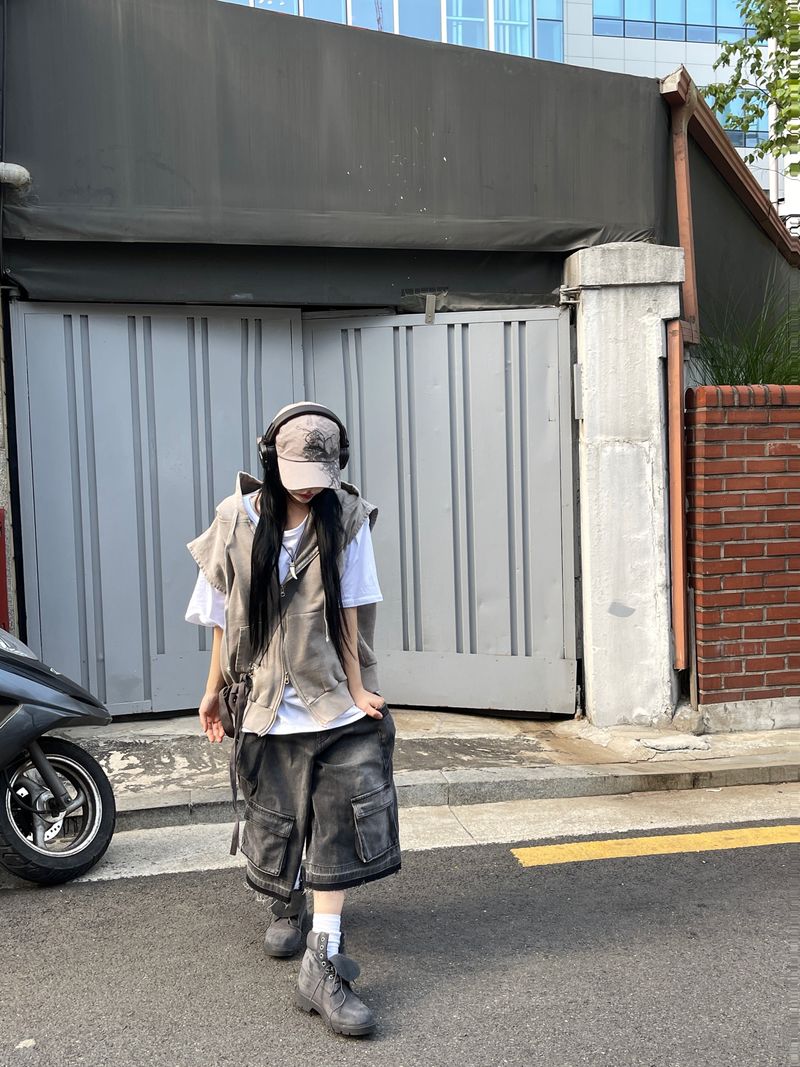 Origin Vintage Cargo Denim Bermuda Pants