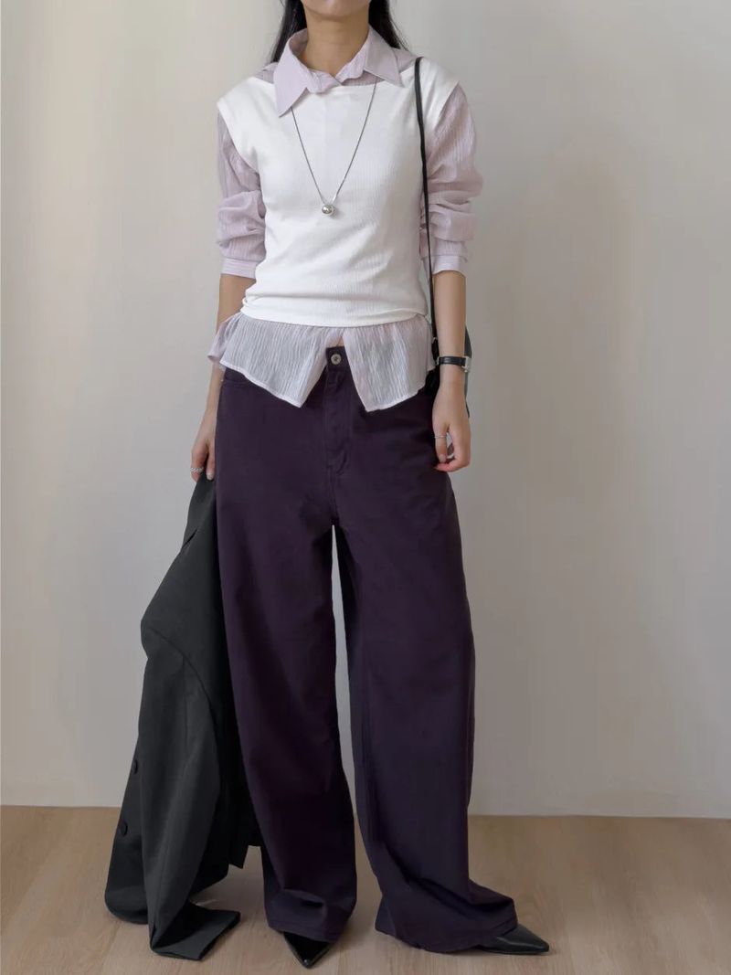Back Slit 3-Button Loose Fit Jacket
