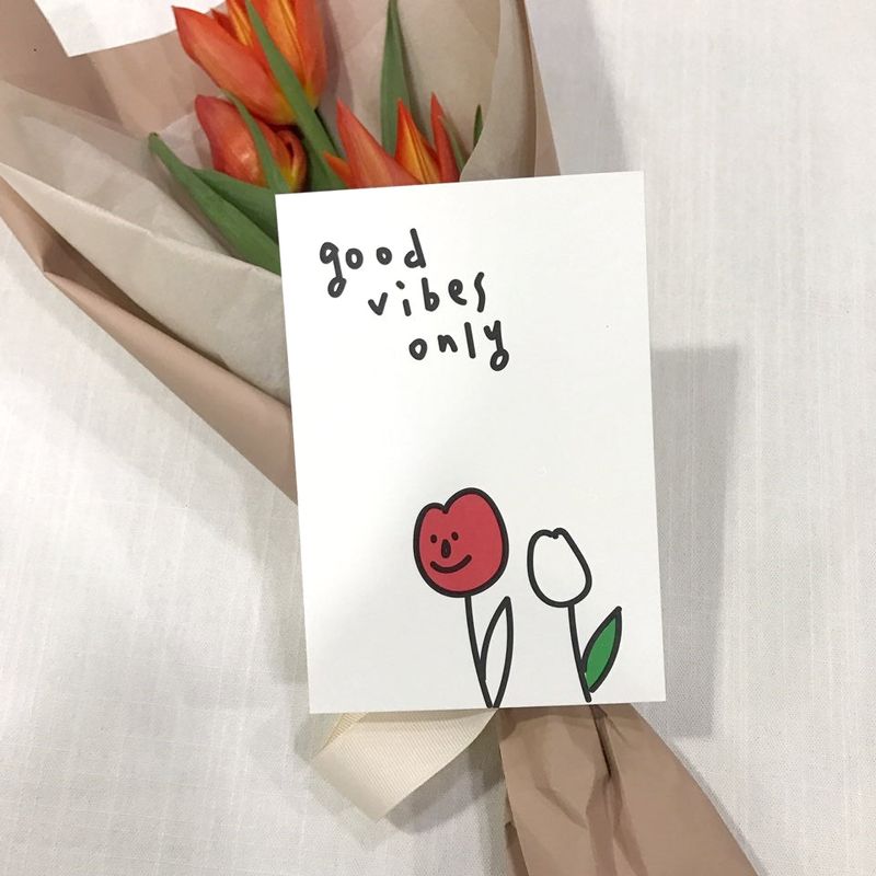 POSTCARD_GOOD VIBES ONLY
