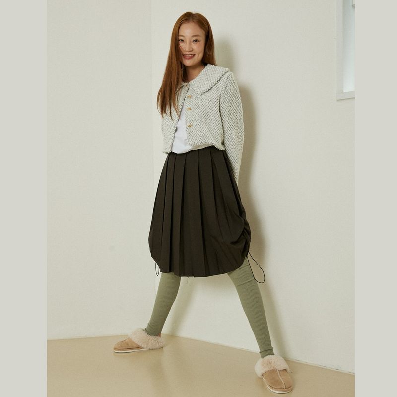 Azure short cardigan (white)