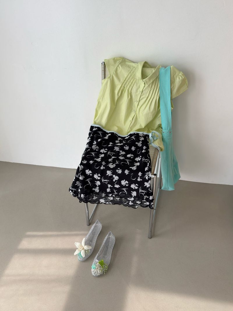 Portrait Wide Strap Shoulder Bag - Mint Soda
