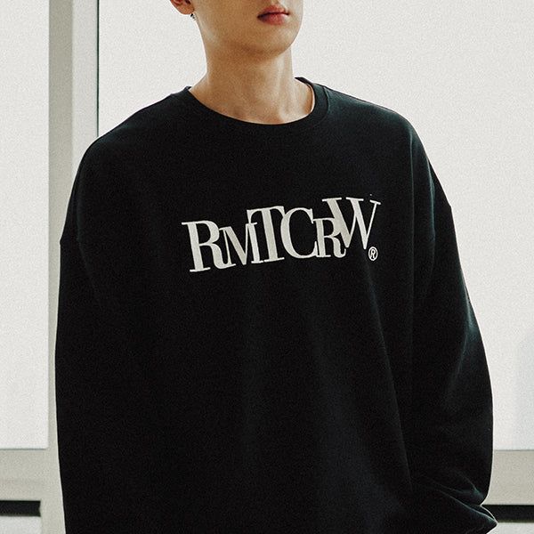 ROMANTIC CROWN(ロマンティッククラウン)の「RECENT LOGO SWEAT SHIRT_BLACK(Tops)」