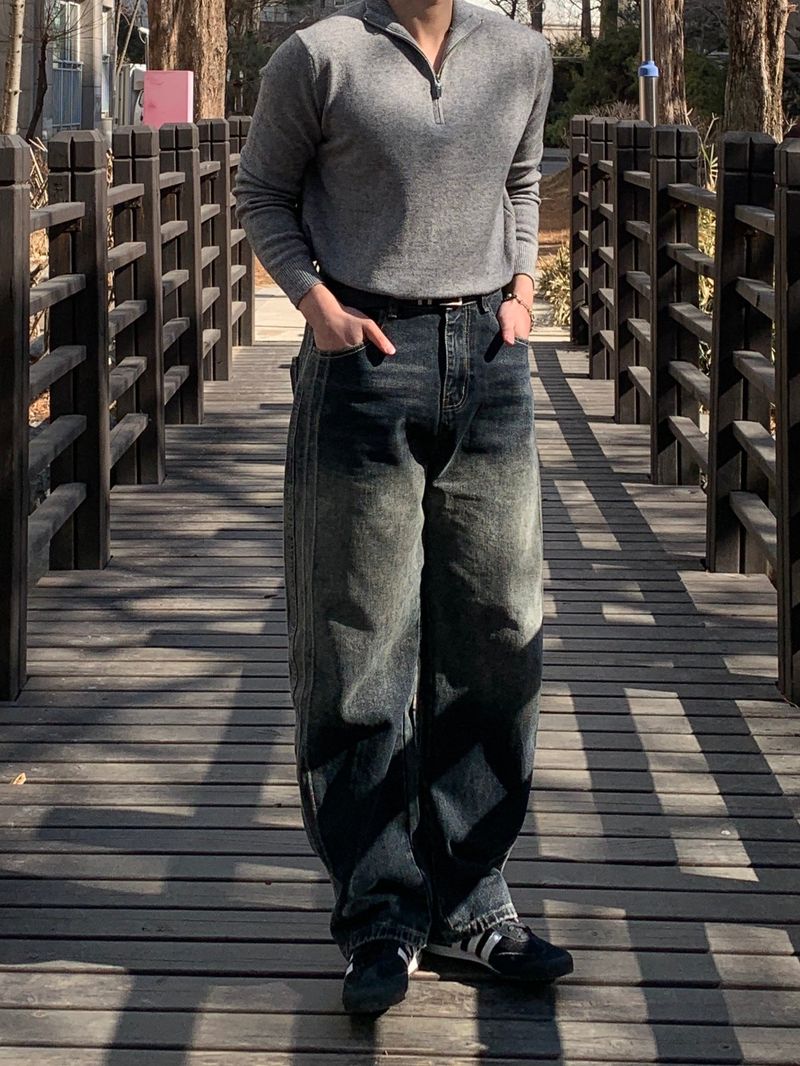 Mensfloor(メンズフロア)の「Side Denim Pants(Pants)」