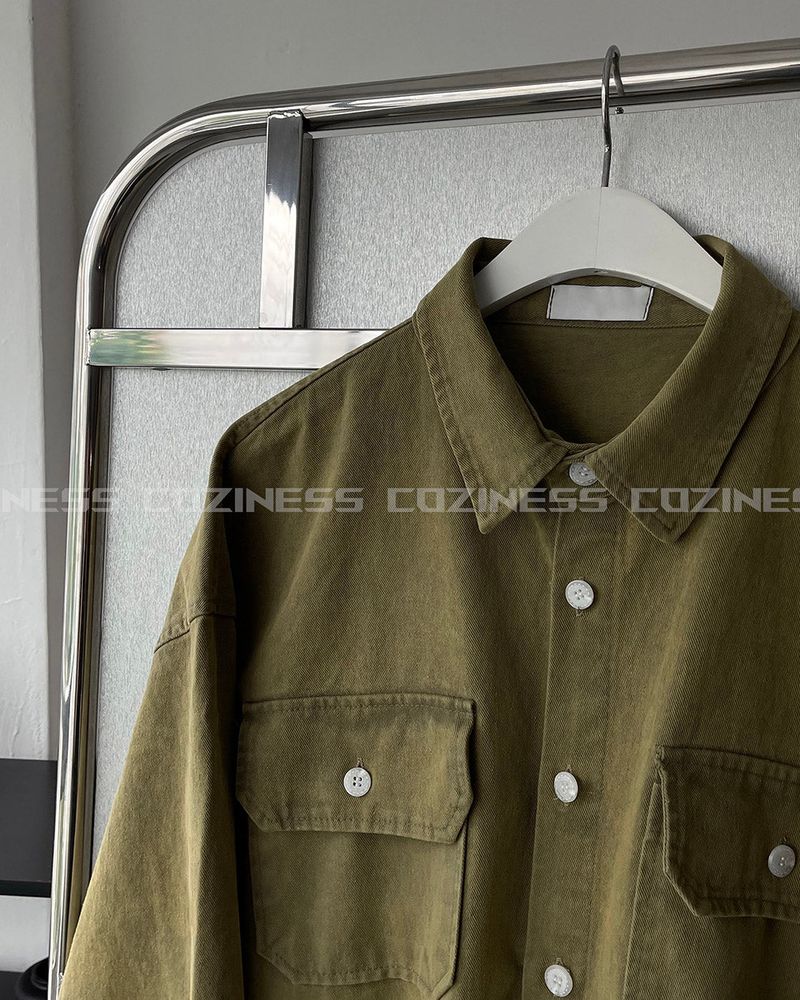 MONTH Salt Kiwi Denim Shirt Jacket
