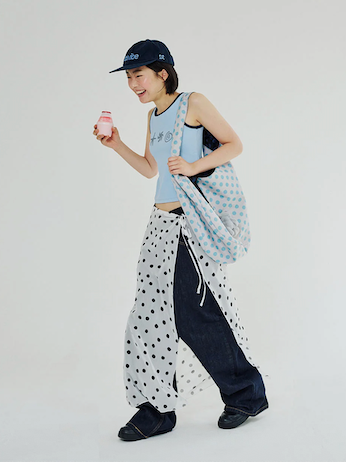 DOODLE SLEEVELESS - BLUE