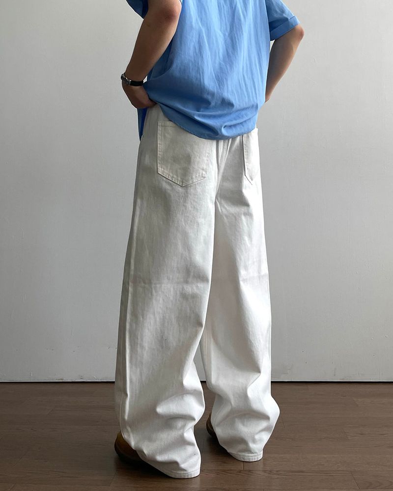 Wis White Denim Pants