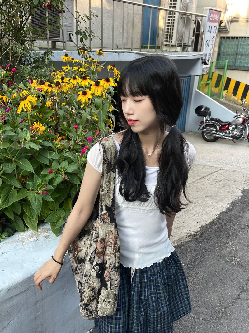 Tommy off-shoulder ribbon sheer top