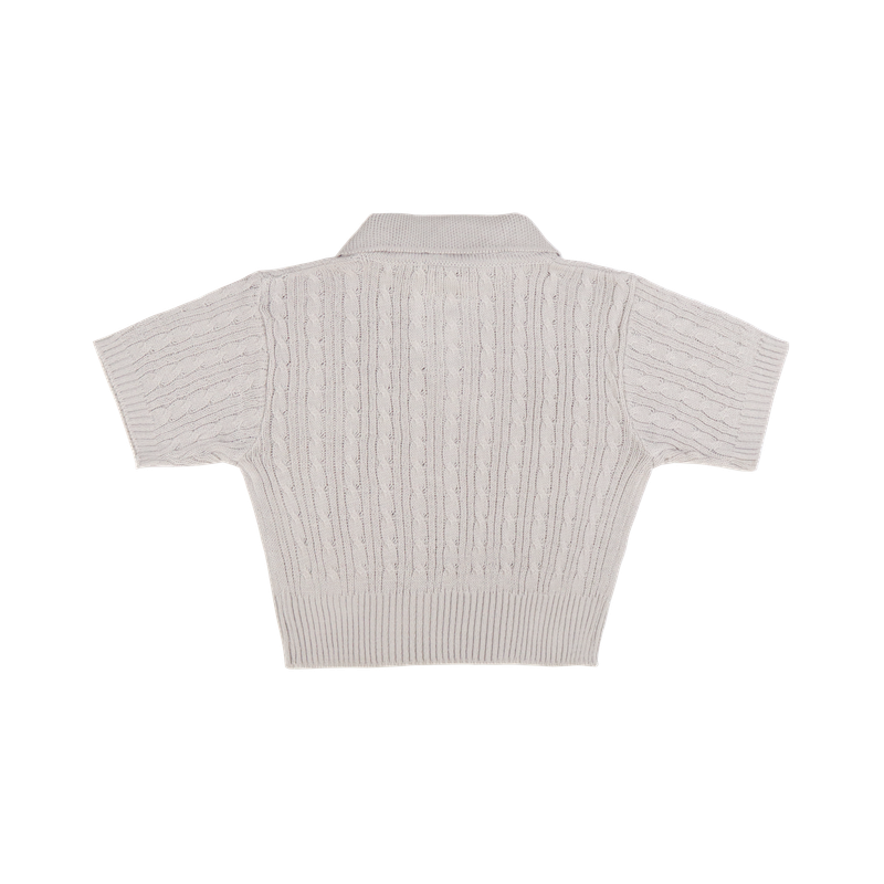 FINE CABLE CN SWEATER