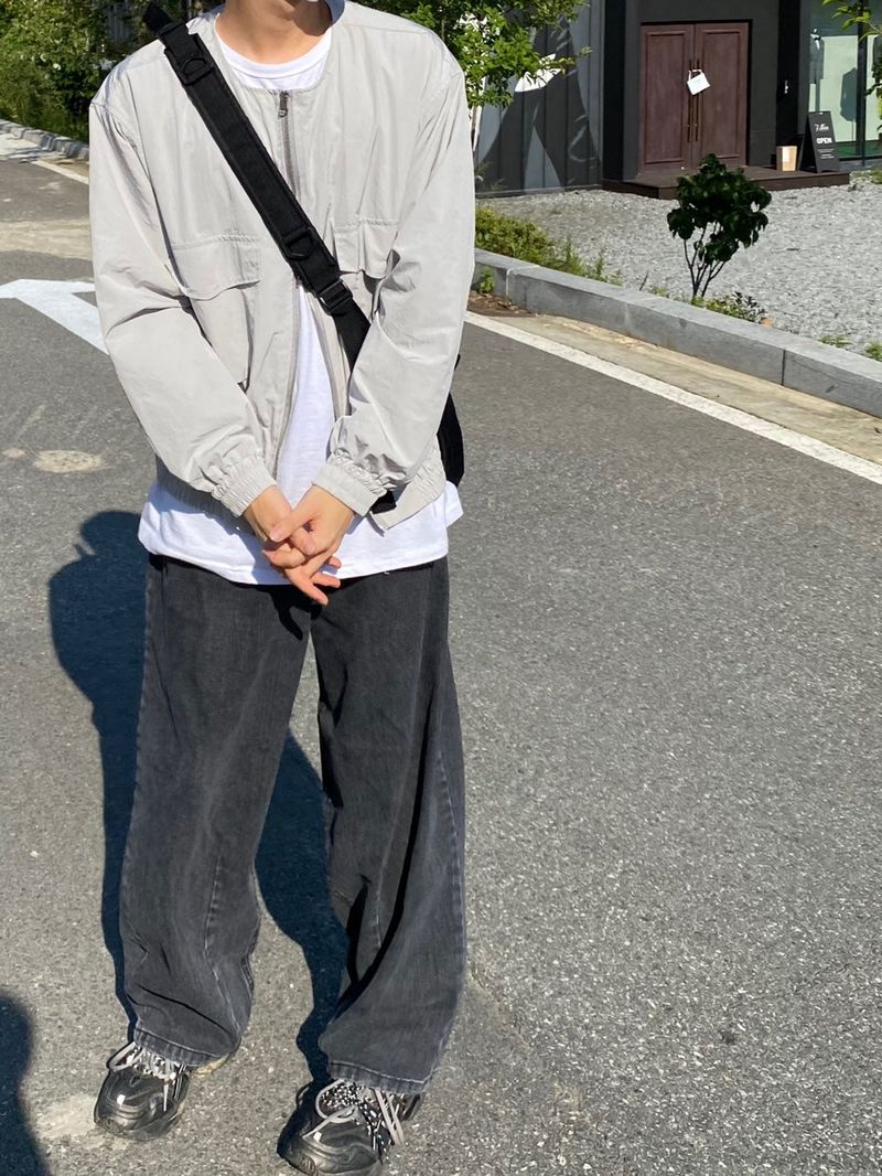 For season balloon fit denim pants 2C