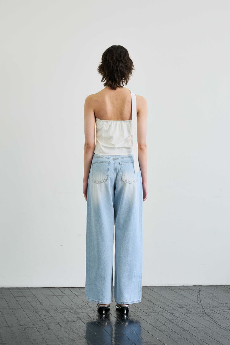 ELFIN SCARF TOP / BEIGE