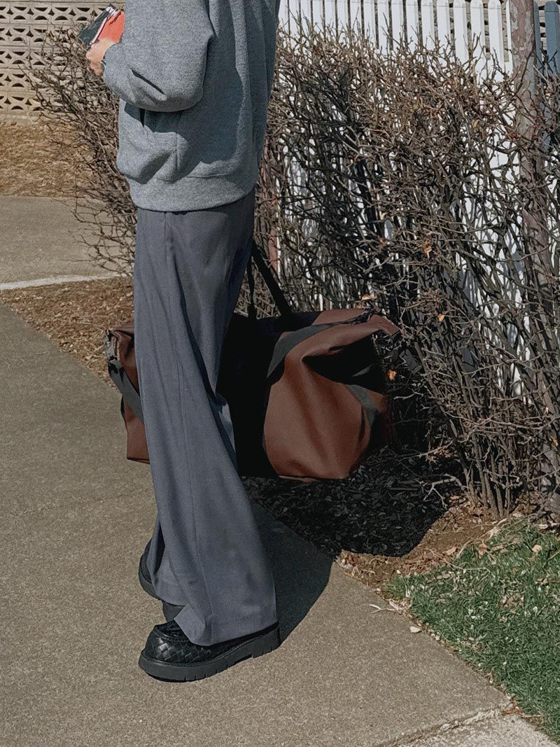 ASCLO Eddy Box Tuck Slacks (2color)