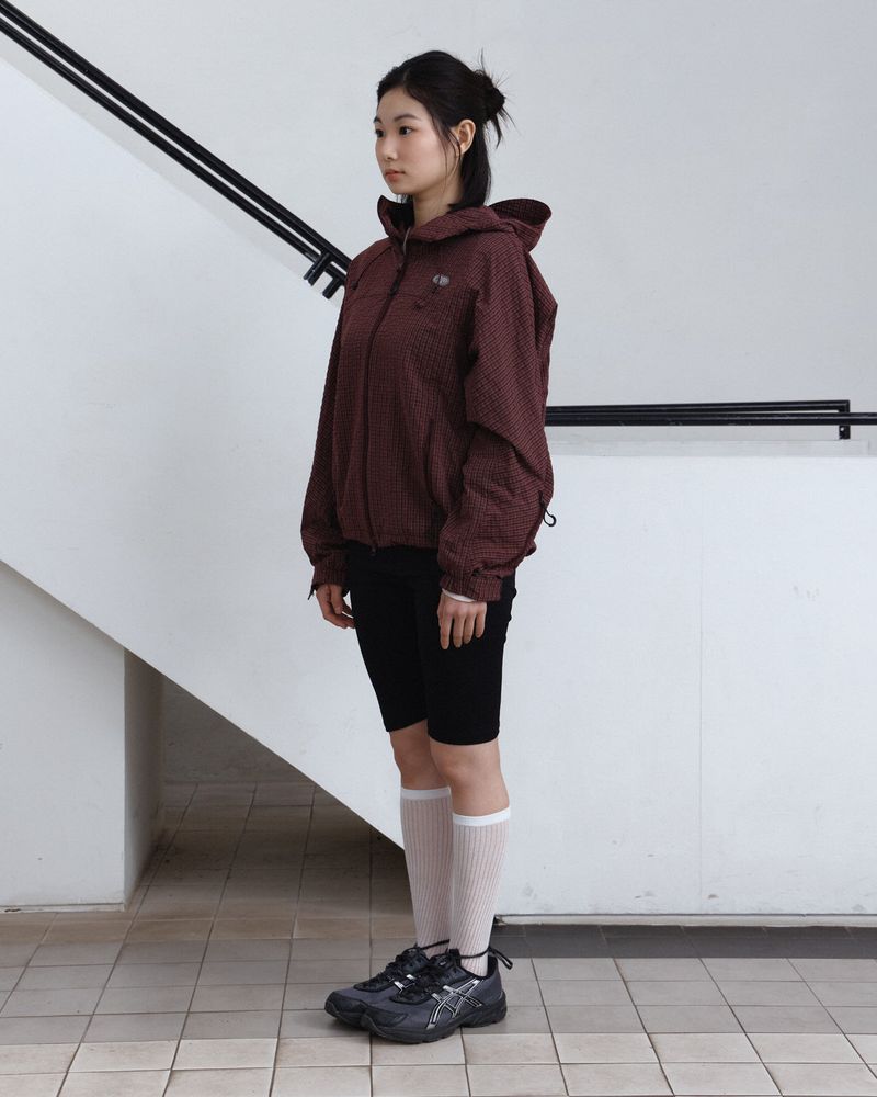 Plaid Light Tech Wind Jacket