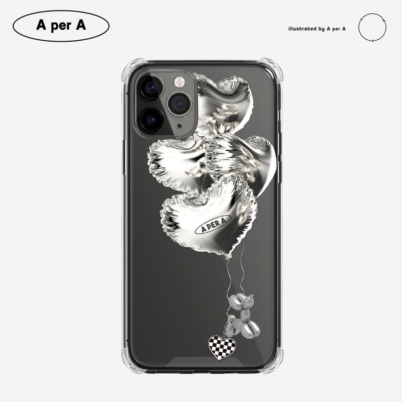 A per A(エイパーエイ)の「4 Silver Balloon Fly With Me(Smartphone Accessories)」