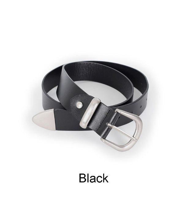 Rot Wide Matte Leather Belt