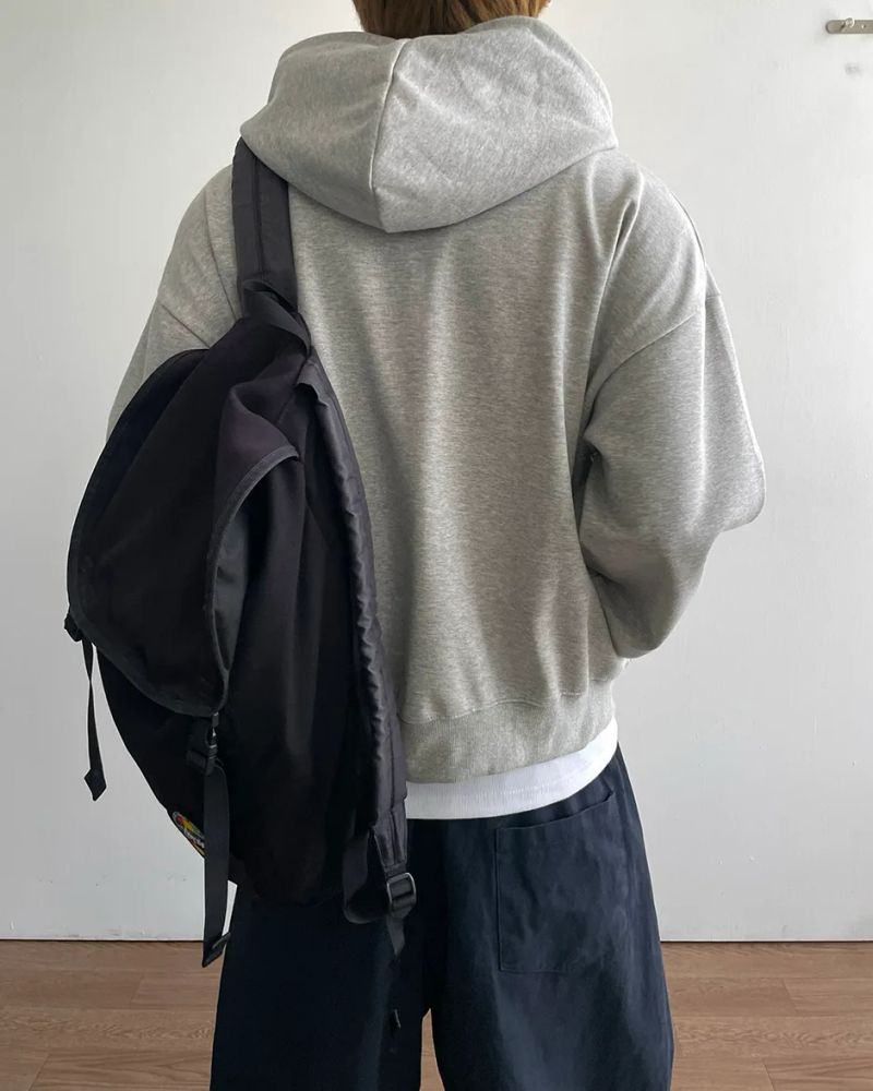 ノックスクロップボンデッドフーディージップアップ