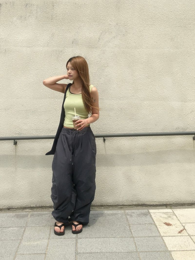 Air Flight Shirring Cool Double Pants (4c)