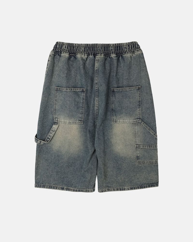 Rick Distressed Bermuda Denim Pants