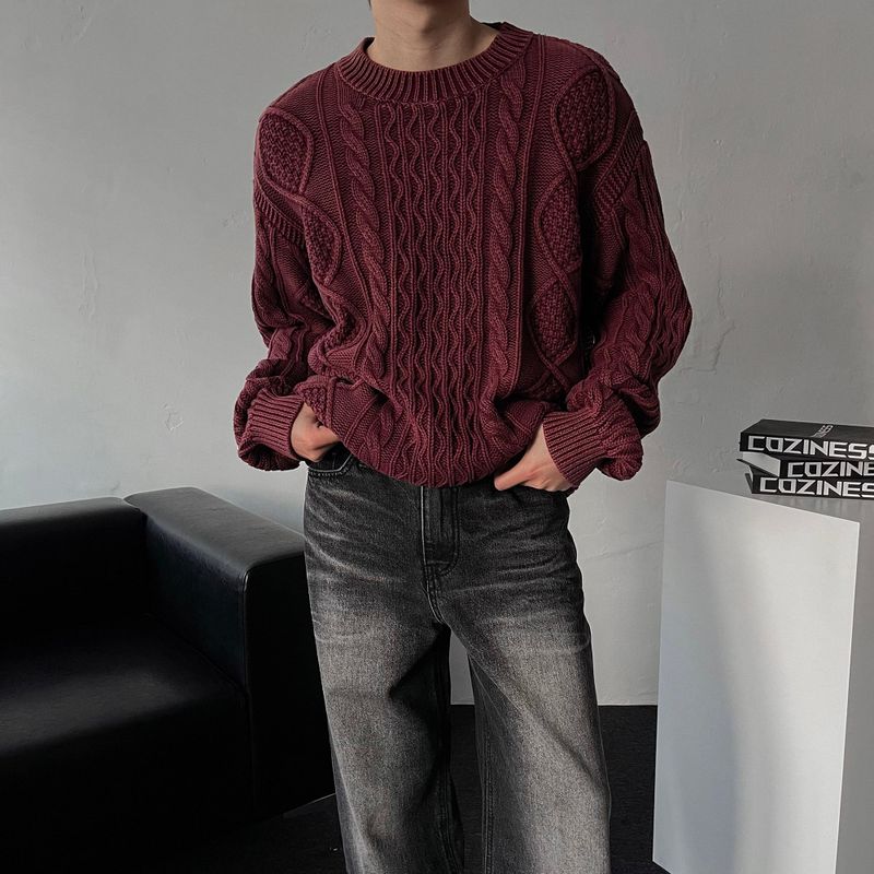 COZINESS（コジネス）の「ALL Fisherman Pigment Knitwear (3 colors)（Tops）」