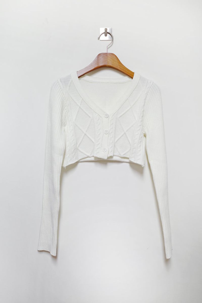 Under Twisted Knit Cardigan (4 colors)