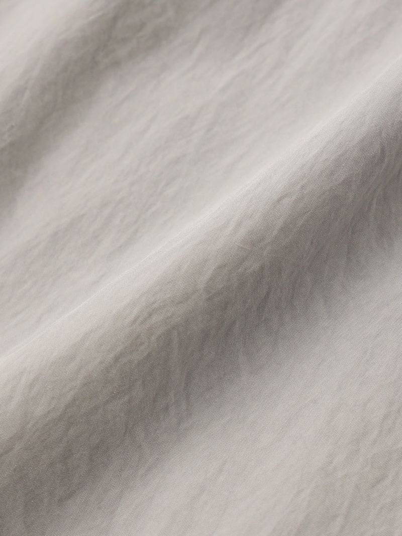 Urban High-neck String Shirt_Ivory