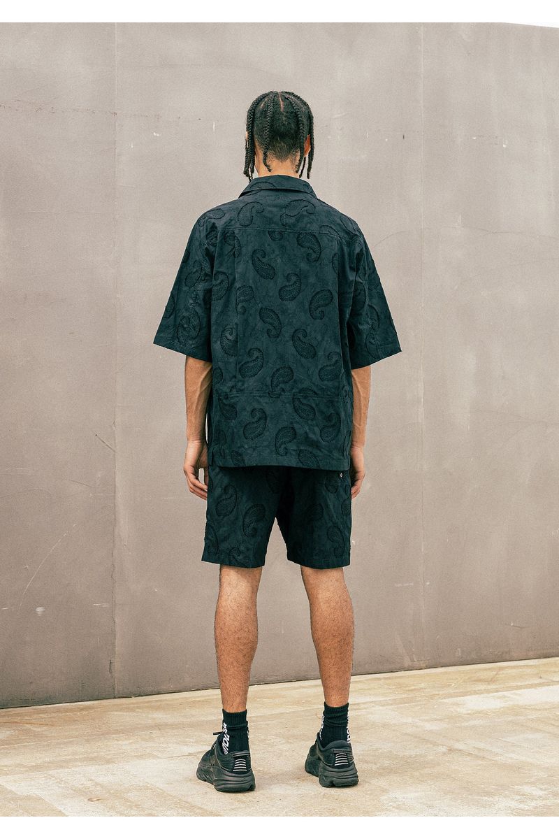 PAISLEY JAQUARD SHORT PANTS