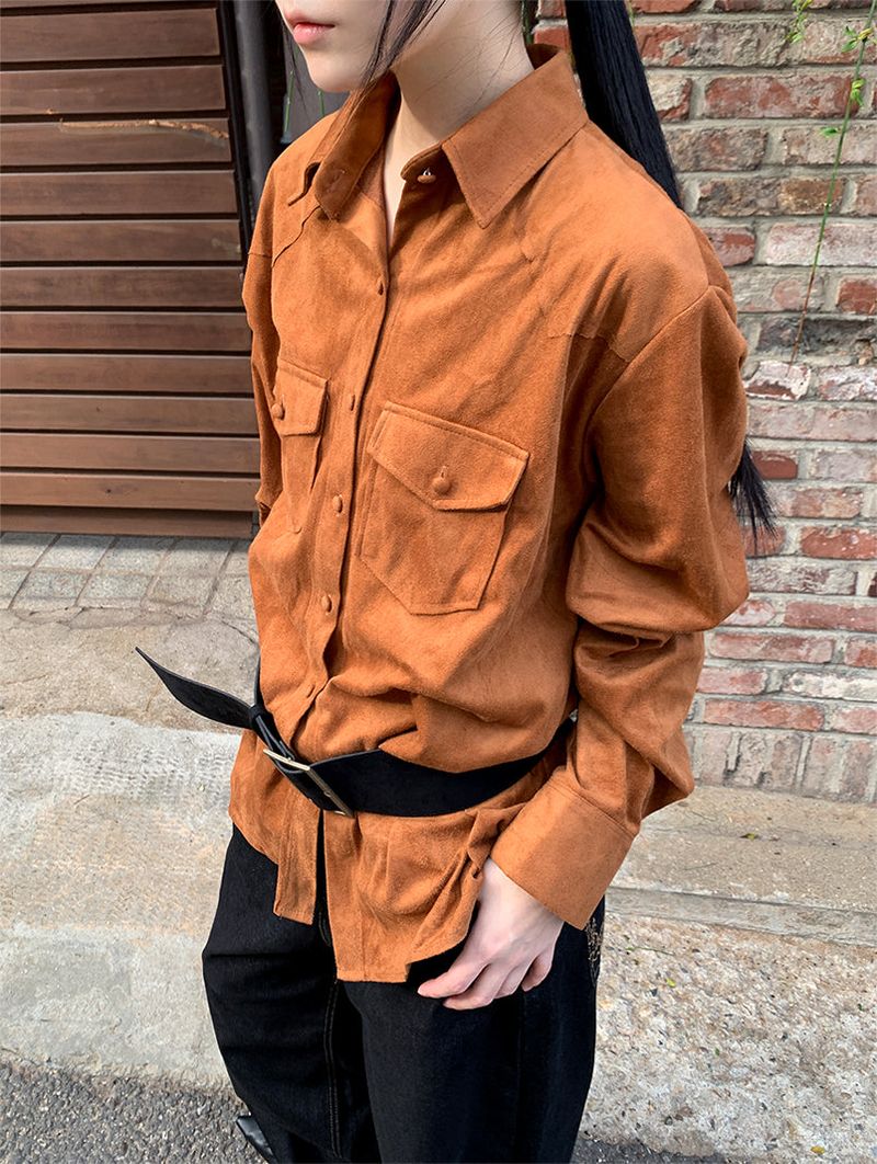 WESTERN SUEDE SHIRT (3C)