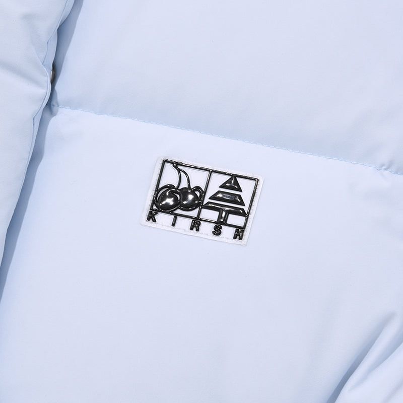 CHERRY CROP STRING DOWN VEST [LIGHT SKY]