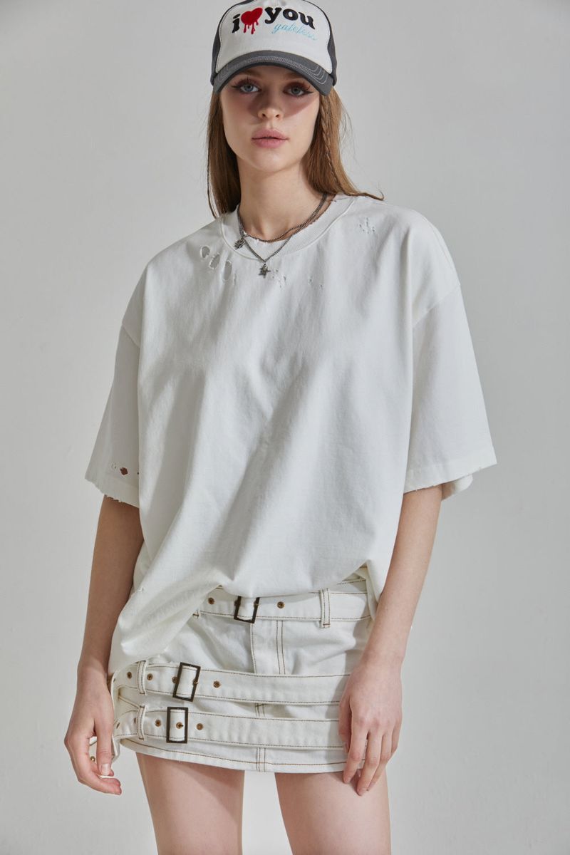 BELT MINI SKIRT