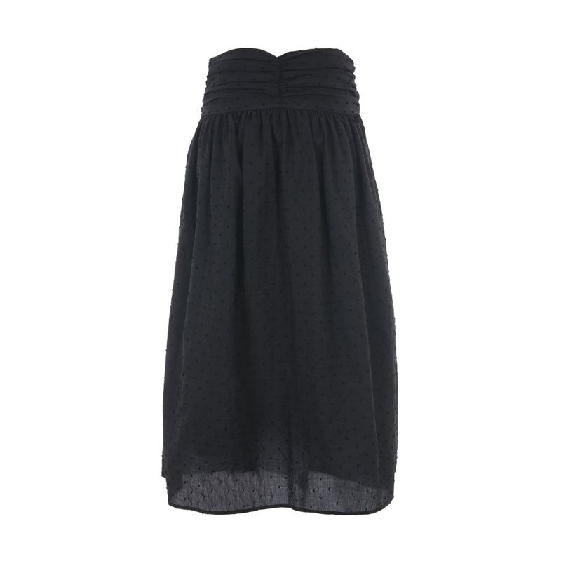 Center drape maxi skirt 001