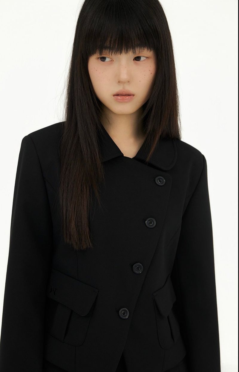 mireco（ミレコ）の「DIAGONAL JK BLACK（Jackets/Outerwear）」